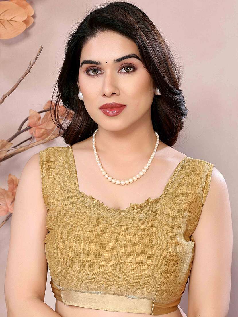 Women Printed Casual Wear Saree With Blouse - 22401714 -  Standard Image - 4