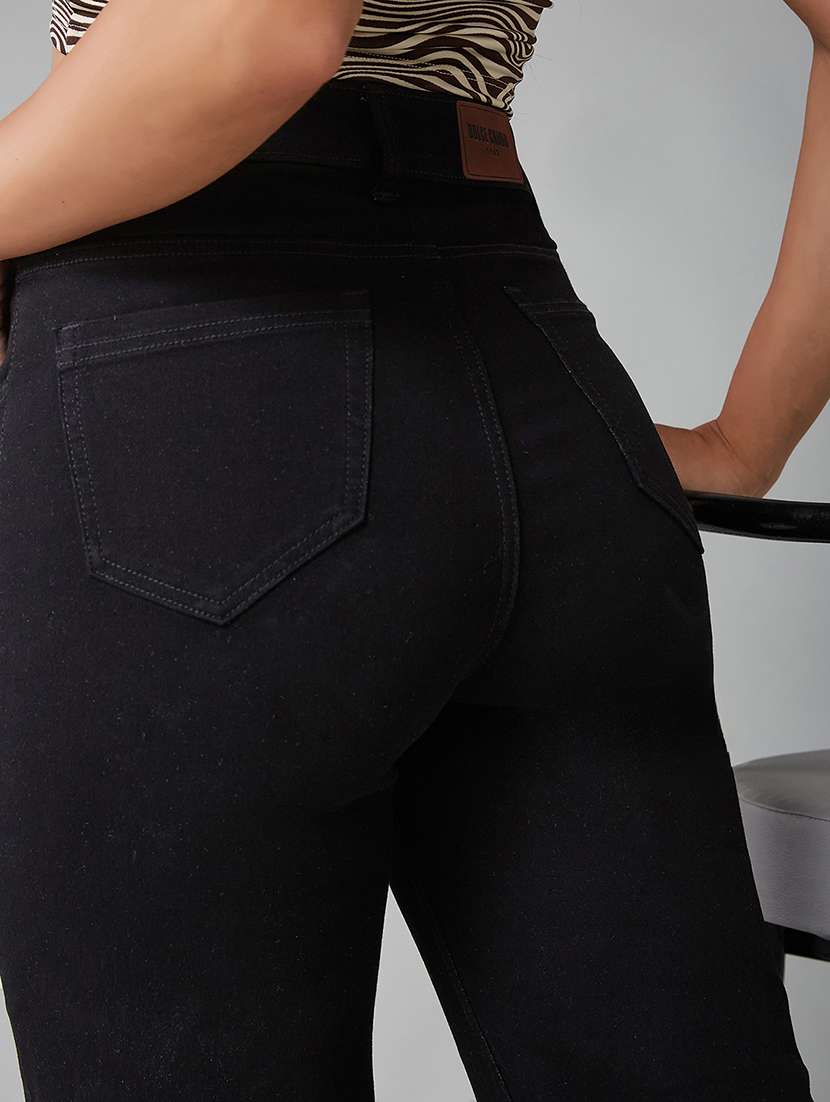 Women Solid High Rise Bootcut Jeans - 22402165 -  Standard Image - 1