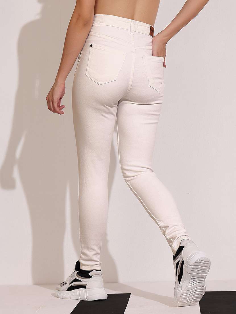 women distressed high rise slim jean - 22402195 -  Standard Image - 4