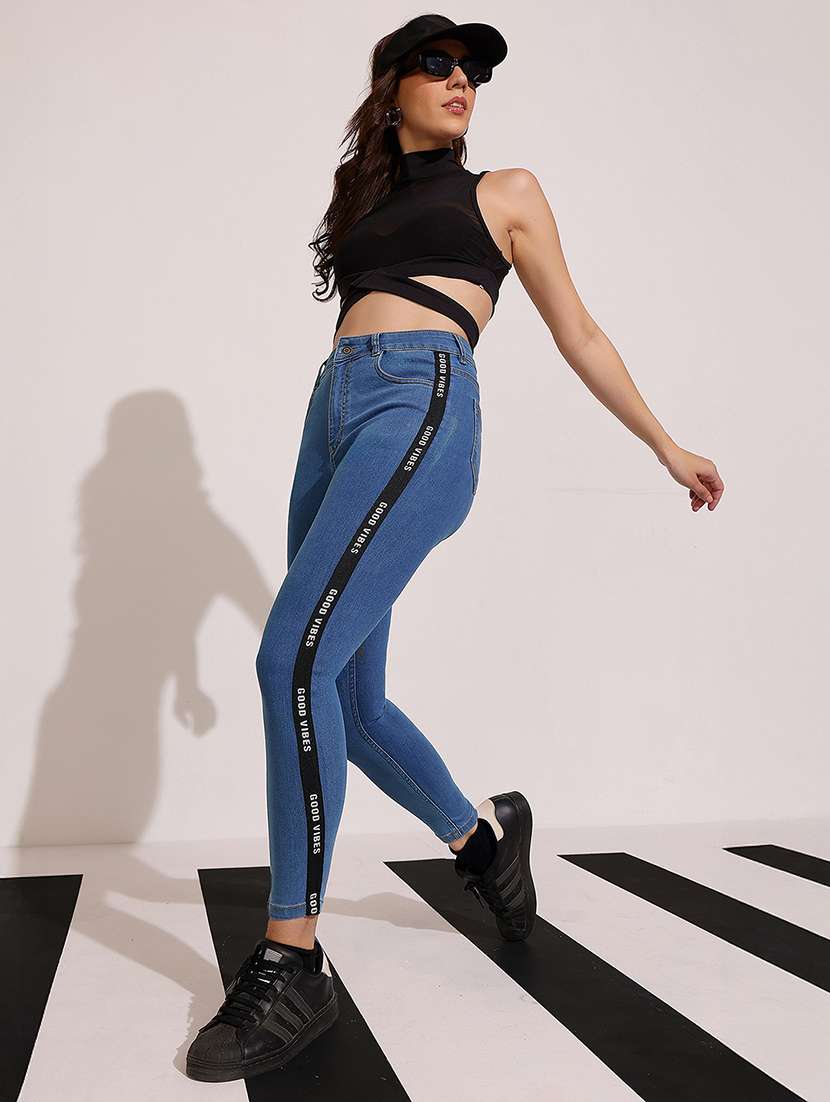 women high rise skinny jeans - 22402373 -  Standard Image - 4