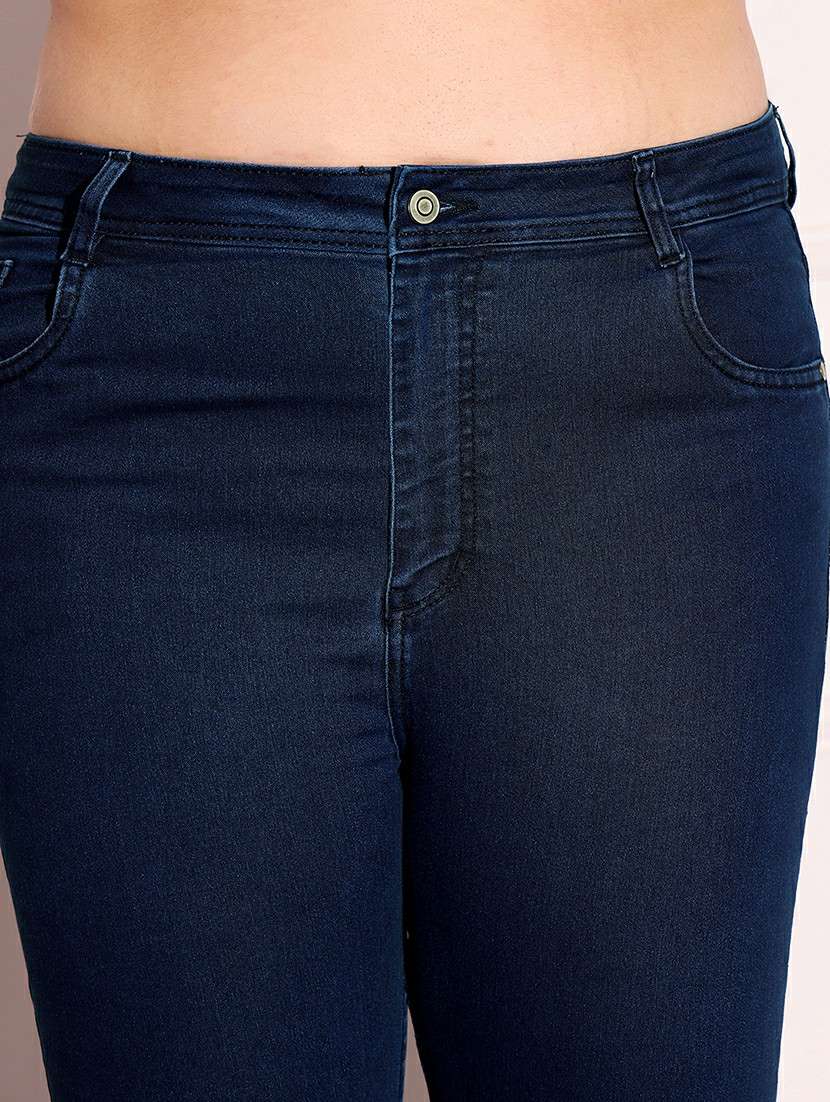 women solid high rise skinny jean - 22402631 -  Standard Image - 1