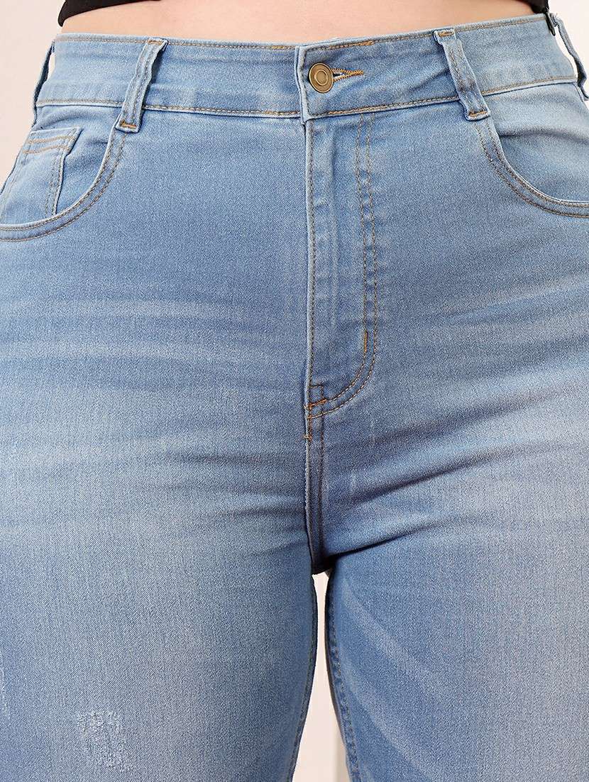 women solid high rise skinny jean - 22403025 -  Standard Image - 1