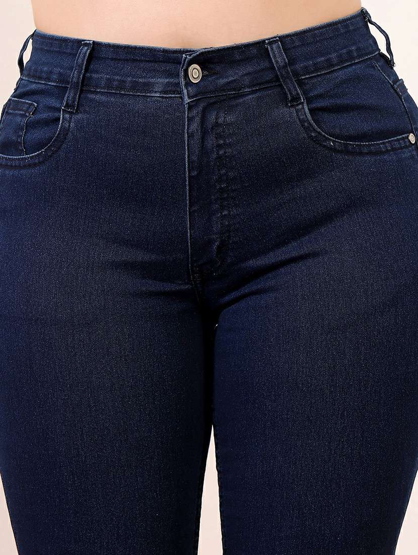 women solid high rise skinny jean - 22403055 -  Standard Image - 1