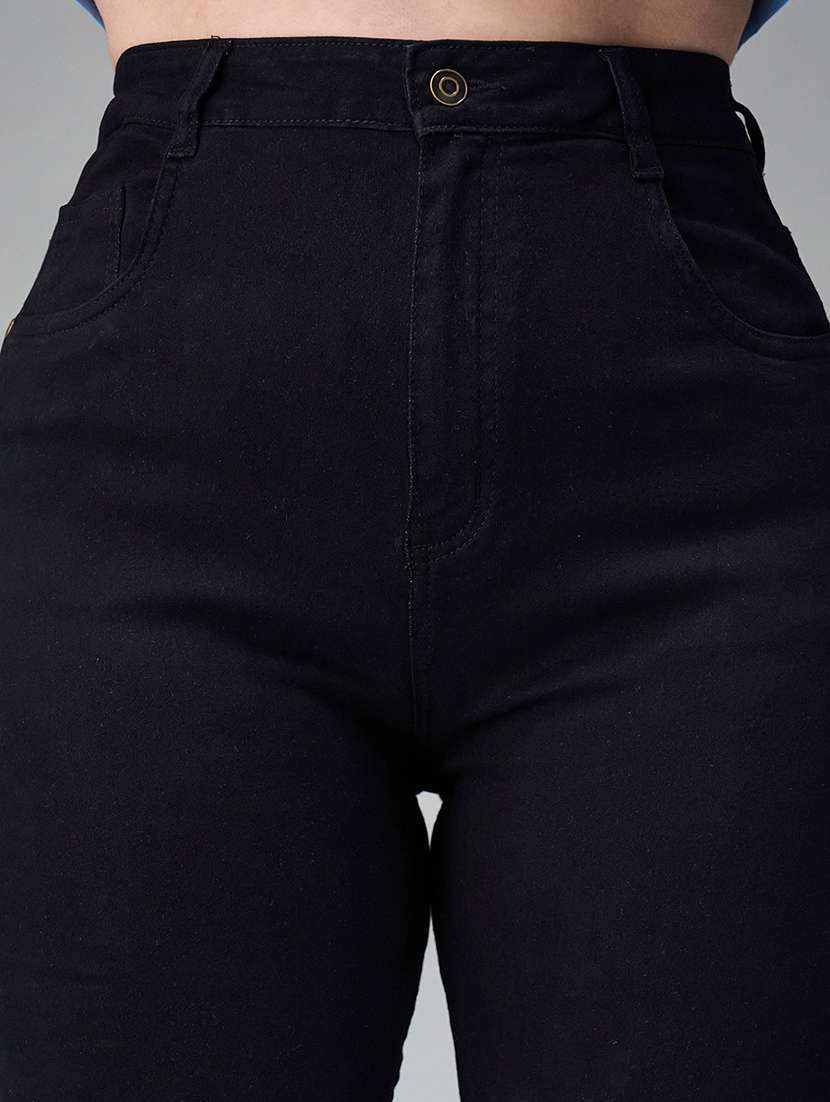 women solid high rise skinny jean - 22403124 -  Standard Image - 1