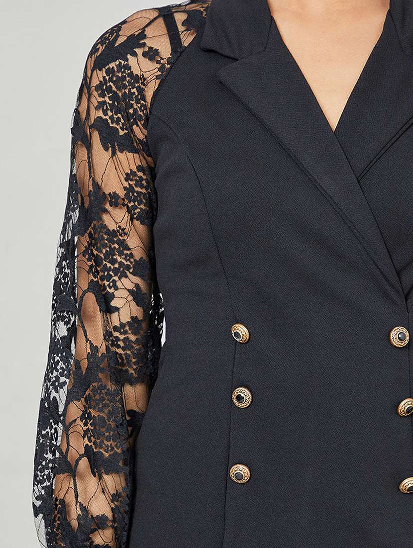 women self designed bishop sleeve tiered dress - 22403208 -  Standard Image - 1