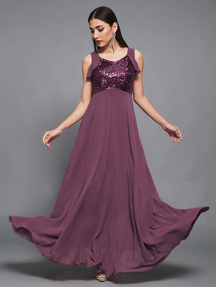 women sequined sleeveless fit & flare dress - 22403229 -  Standard Image - 4