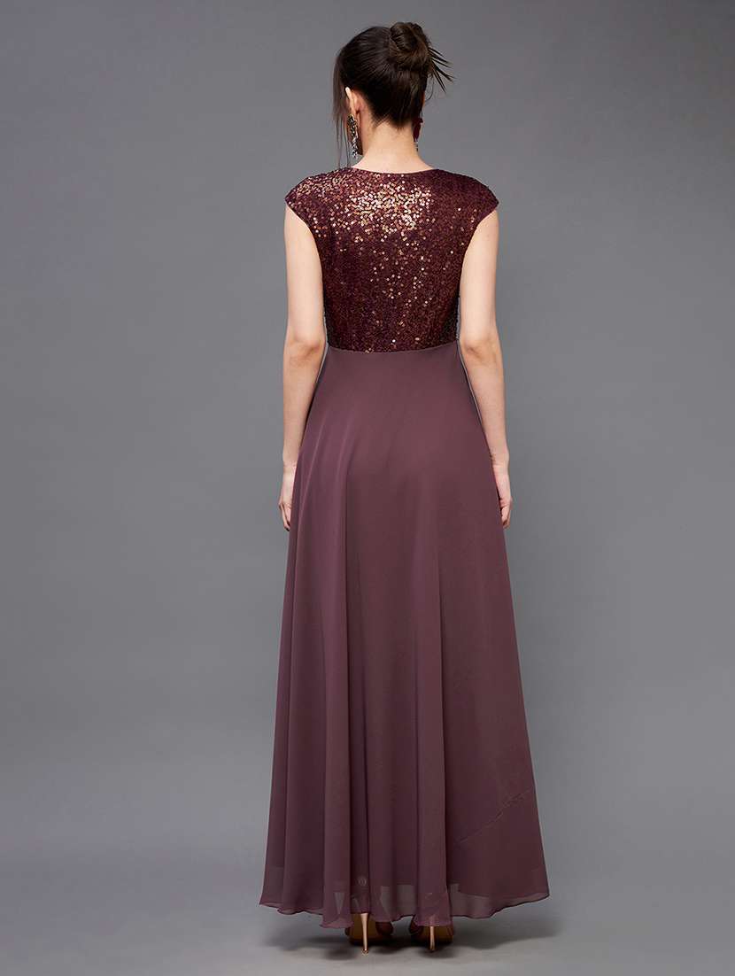 women sequined sleeveless fit & flare dress - 22403251 -  Standard Image - 4