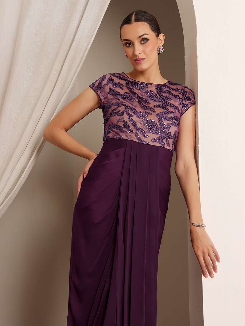 women embellished short sleeve sheath dress - 22403281 -  Standard Image - 1