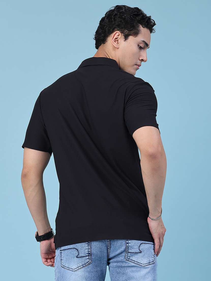 men solid short sleeves polo t-shirt - 22403710 -  Standard Image - 4