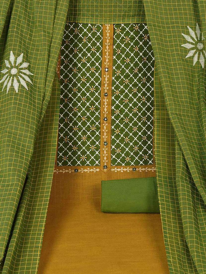 women printed unstitched suit set - 22403993 -  Standard Image - 1