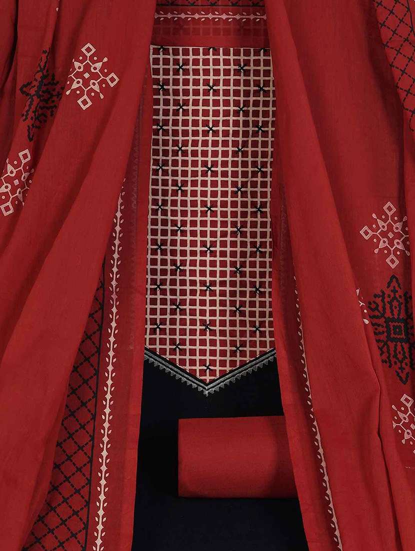 women printed unstitched suit set - 22403998 -  Standard Image - 1