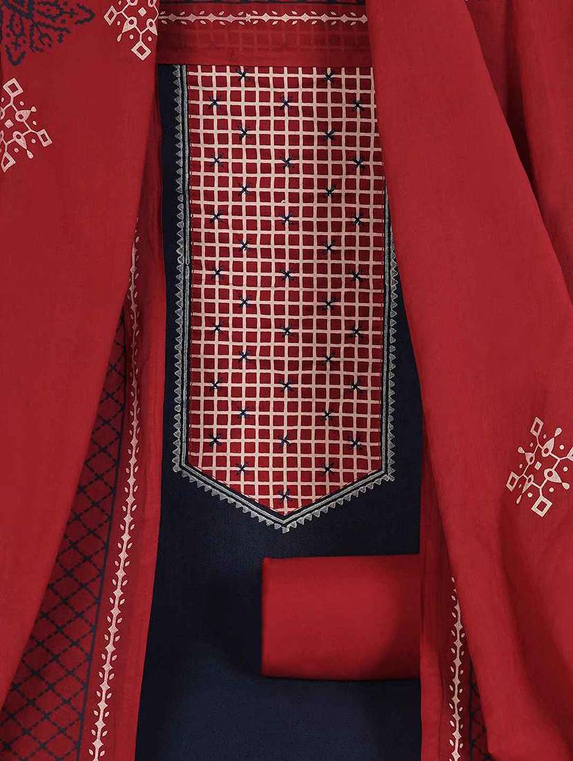 women printed unstitched suit set - 22403999 -  Standard Image - 1