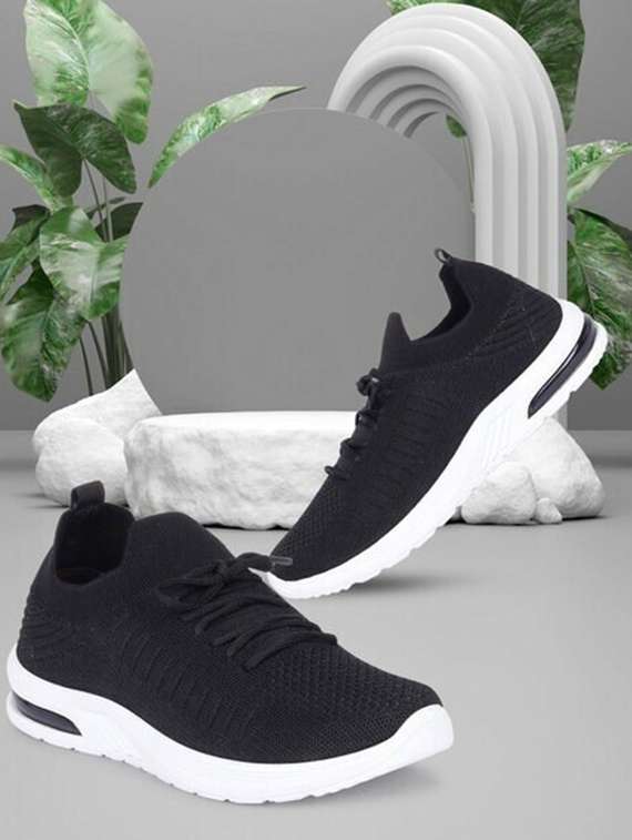 women black lace-up casual shoe - 22404329 -  Standard Image - 1