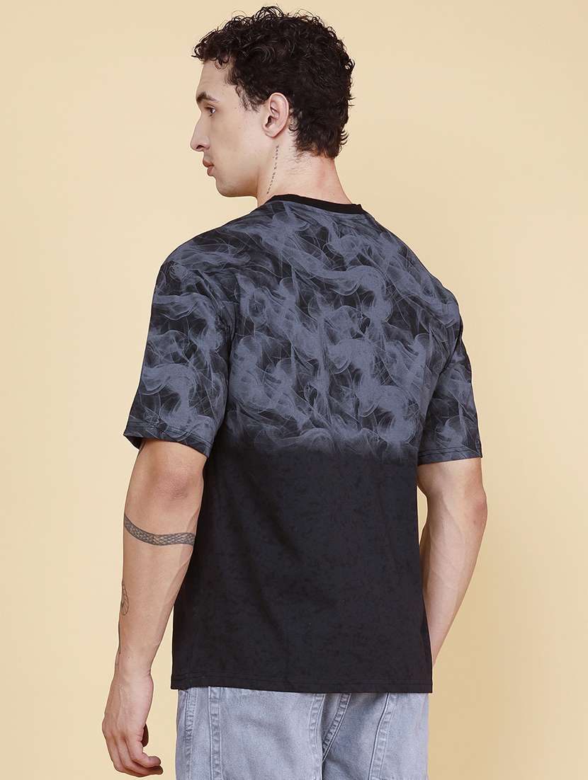 men printed short sleeves regular t-shirt - 22404971 -  Standard Image - 4