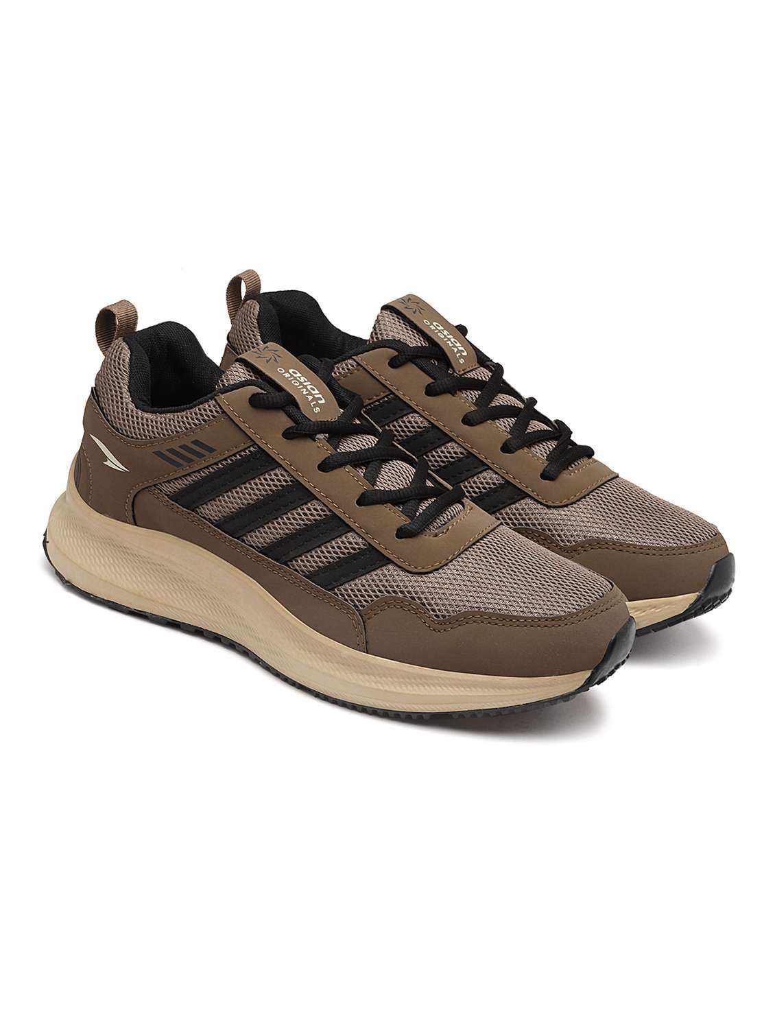 brown mesh sport shoes - 22405137 -  Standard Image - 1