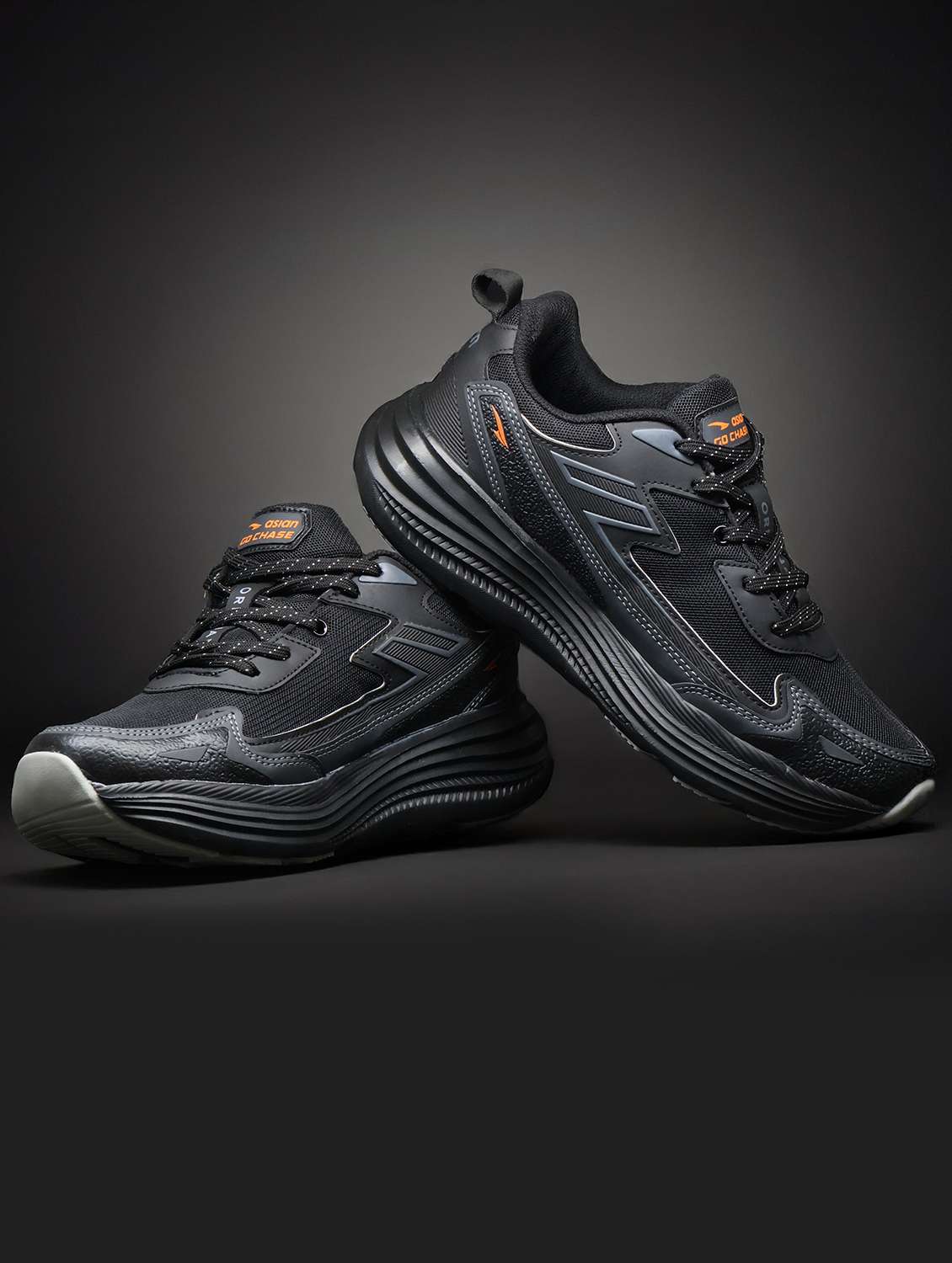 men black lace up sport shoe