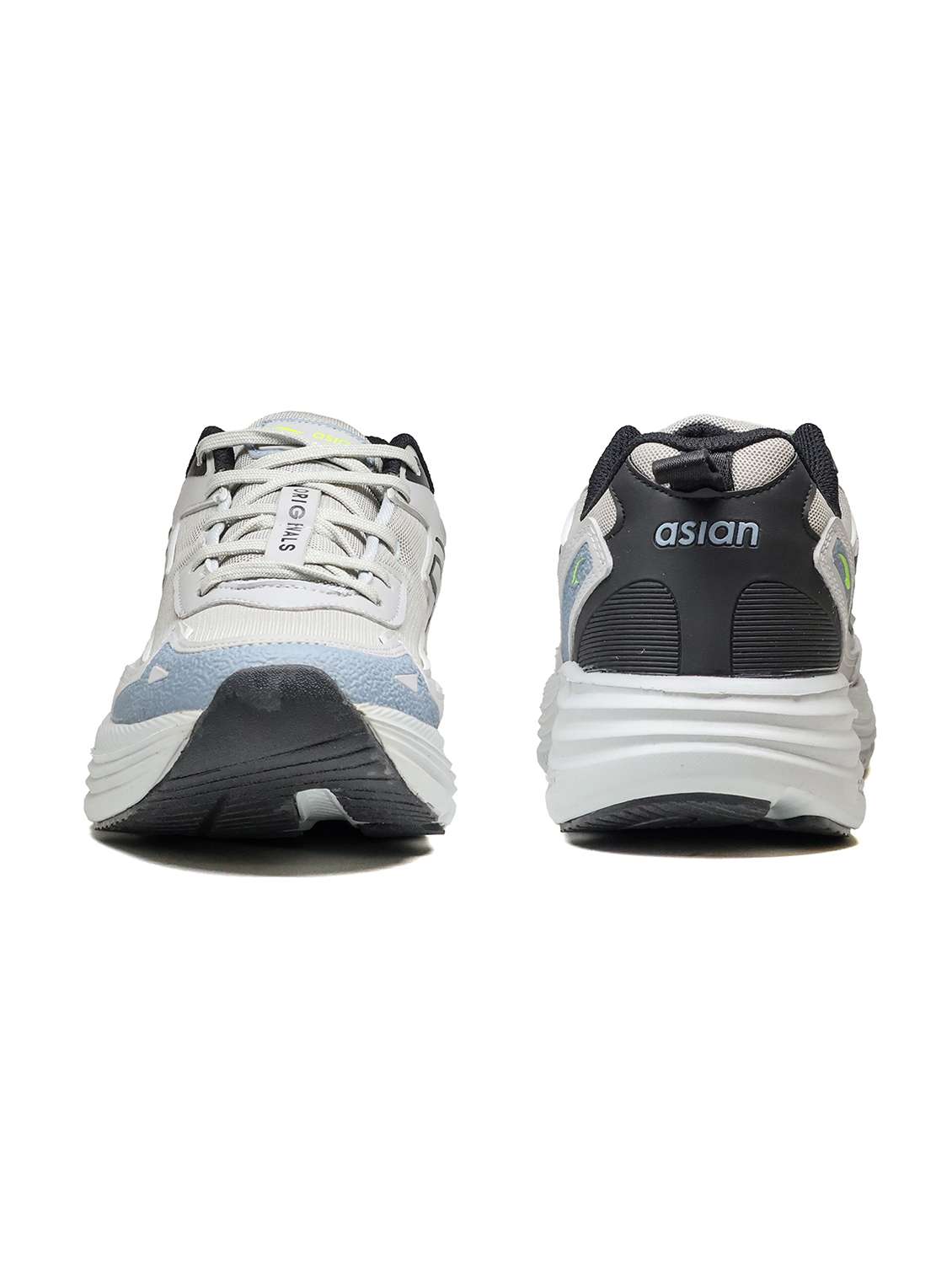 men grey lace up sport shoe - 22405150 -  Standard Image - 4