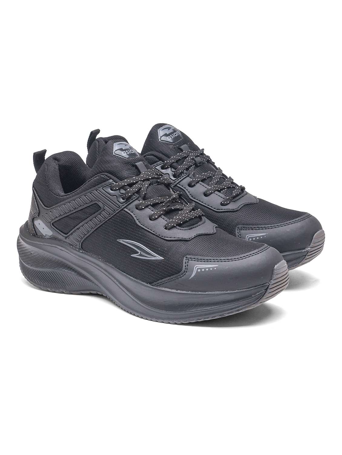men black lace up sport shoe - 22405152 -  Standard Image - 1