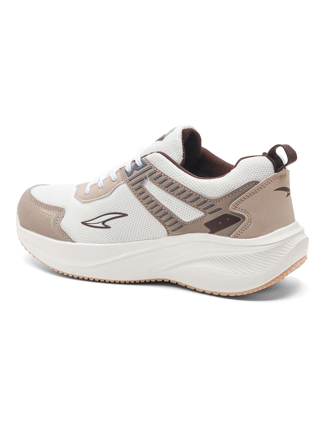 men beige lace up sport shoe - 22405153 -  Standard Image - 4