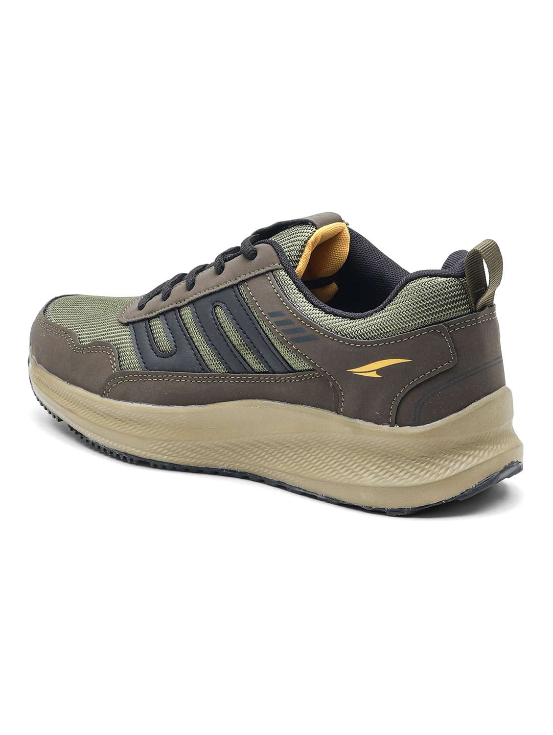 men olive lace up sport shoe - 22405167 -  Standard Image - 4