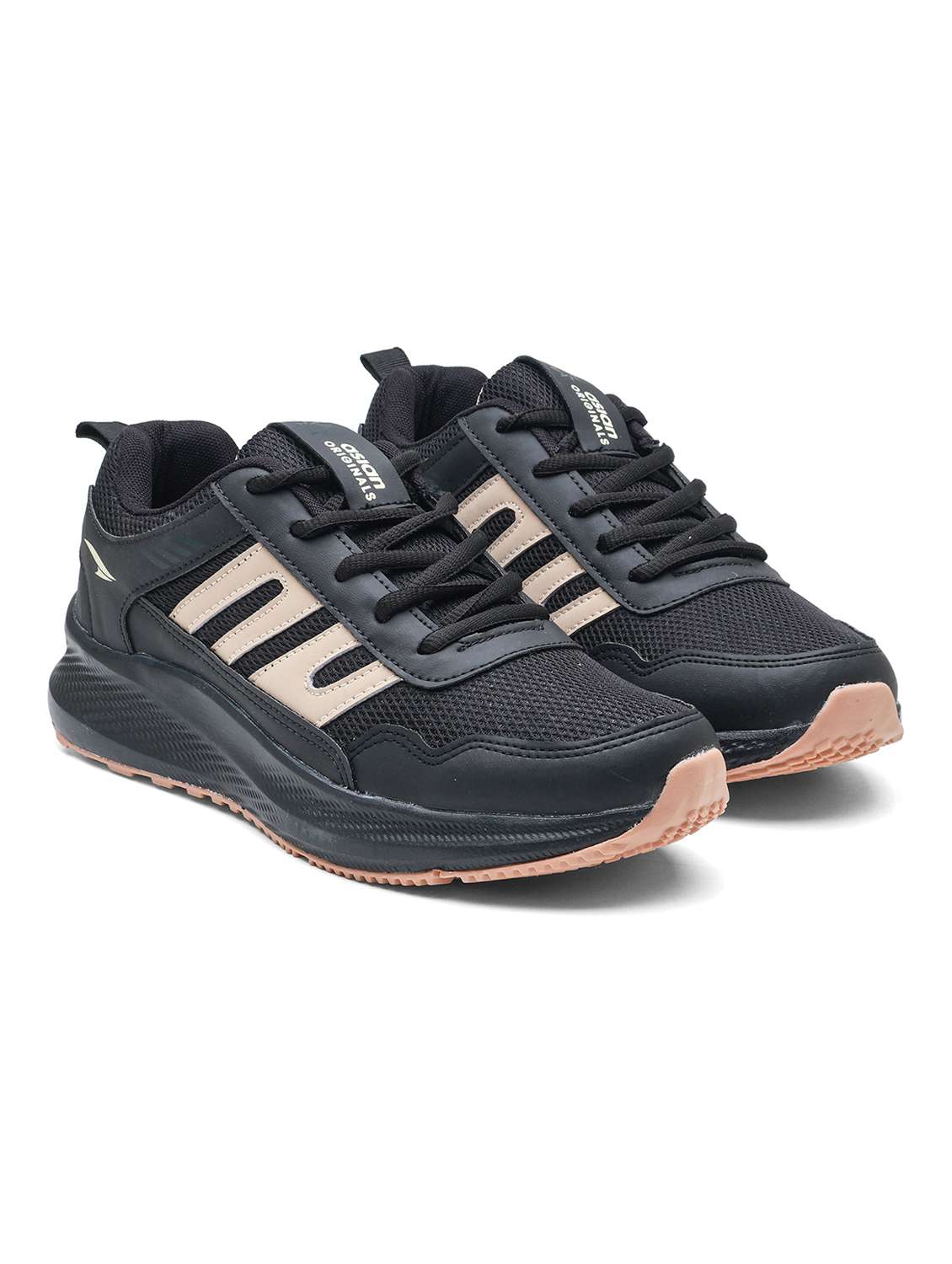 men black lace up sport shoe - 22405169 -  Standard Image - 1