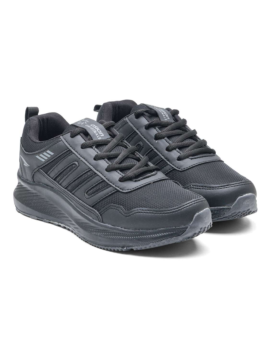 men black lace up sport shoe - 22405170 -  Standard Image - 1