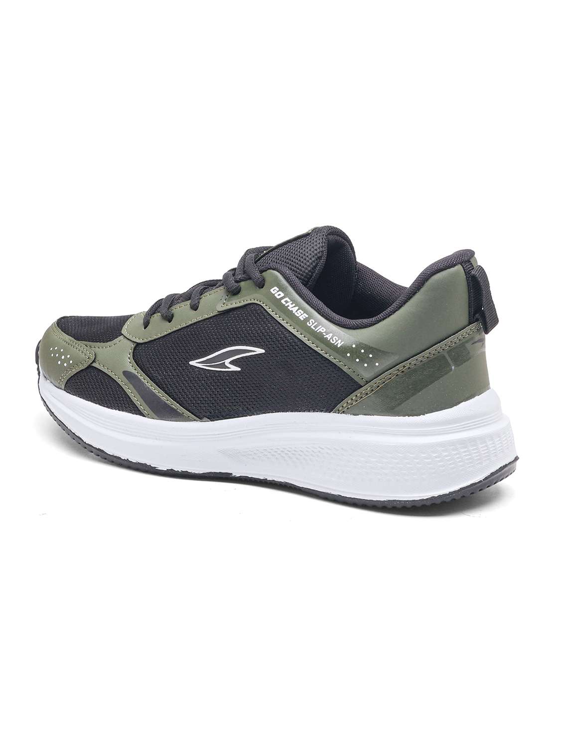 men olive lace up sport shoe - 22405188 -  Standard Image - 4
