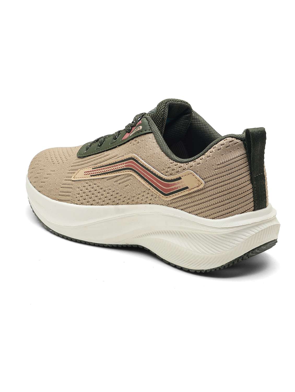 men beige lace up sport shoe - 22405208 -  Standard Image - 4