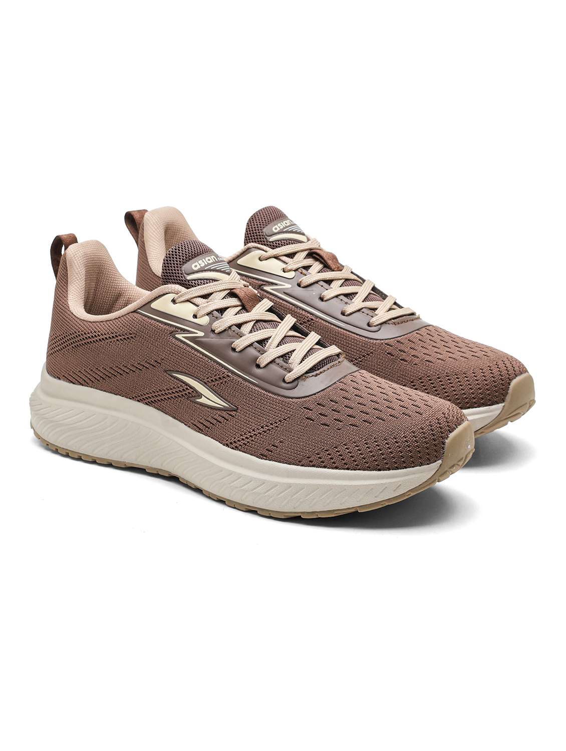 men brown lace up sport shoe - 22405214 -  Standard Image - 1