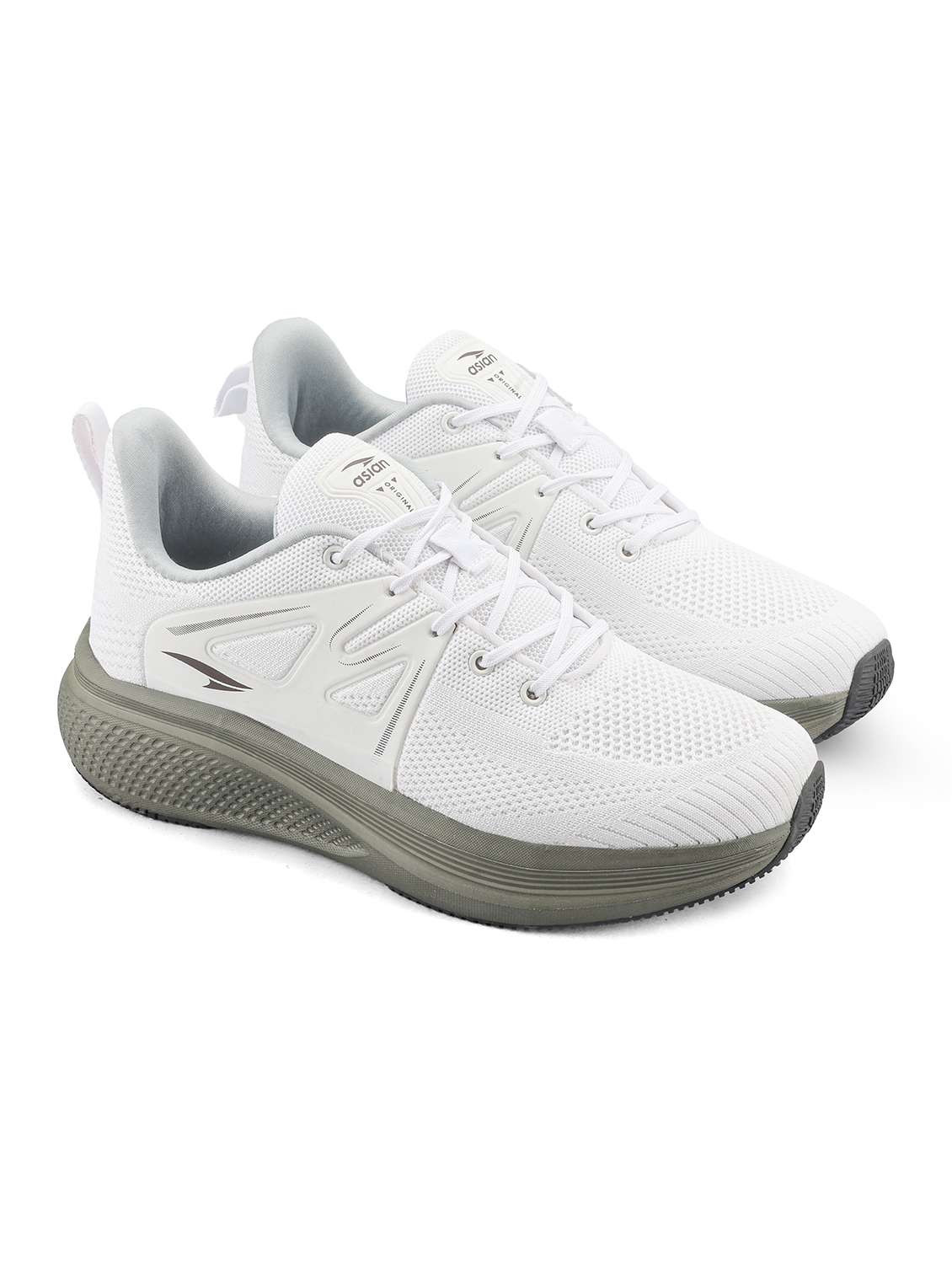 men off white lace up sport shoe - 22405218 -  Standard Image - 1