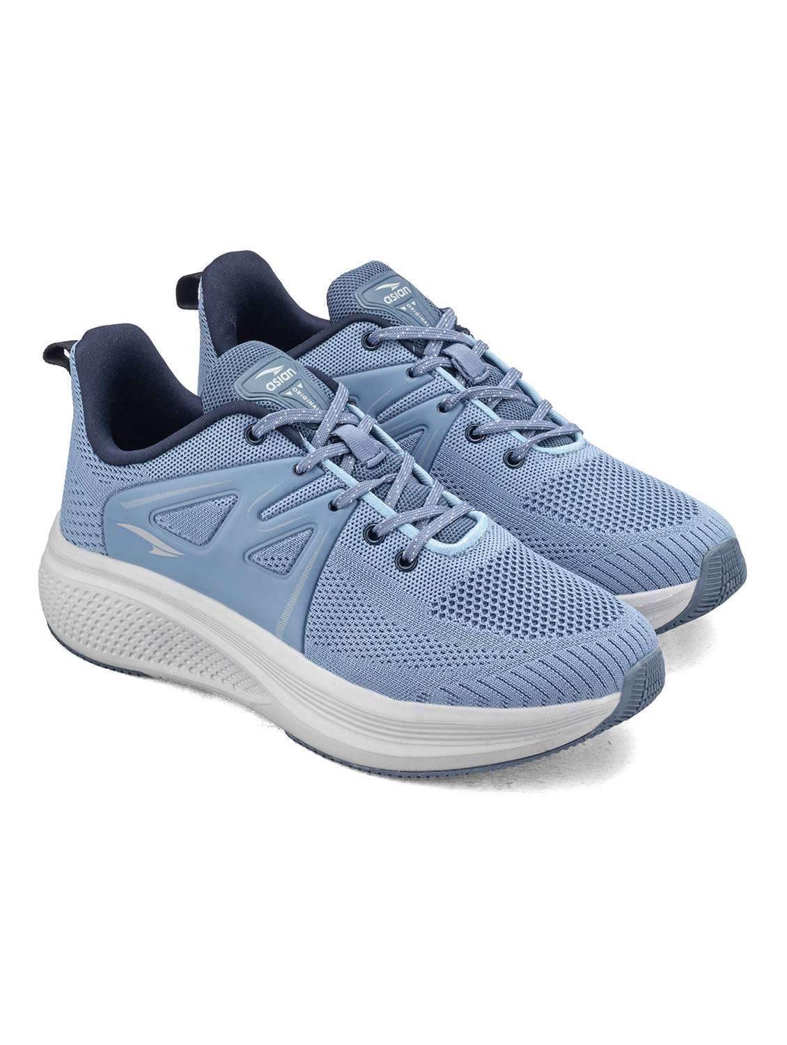 Men Blue Lace Up Sport Shoe - 22405219 -  Standard Image - 1