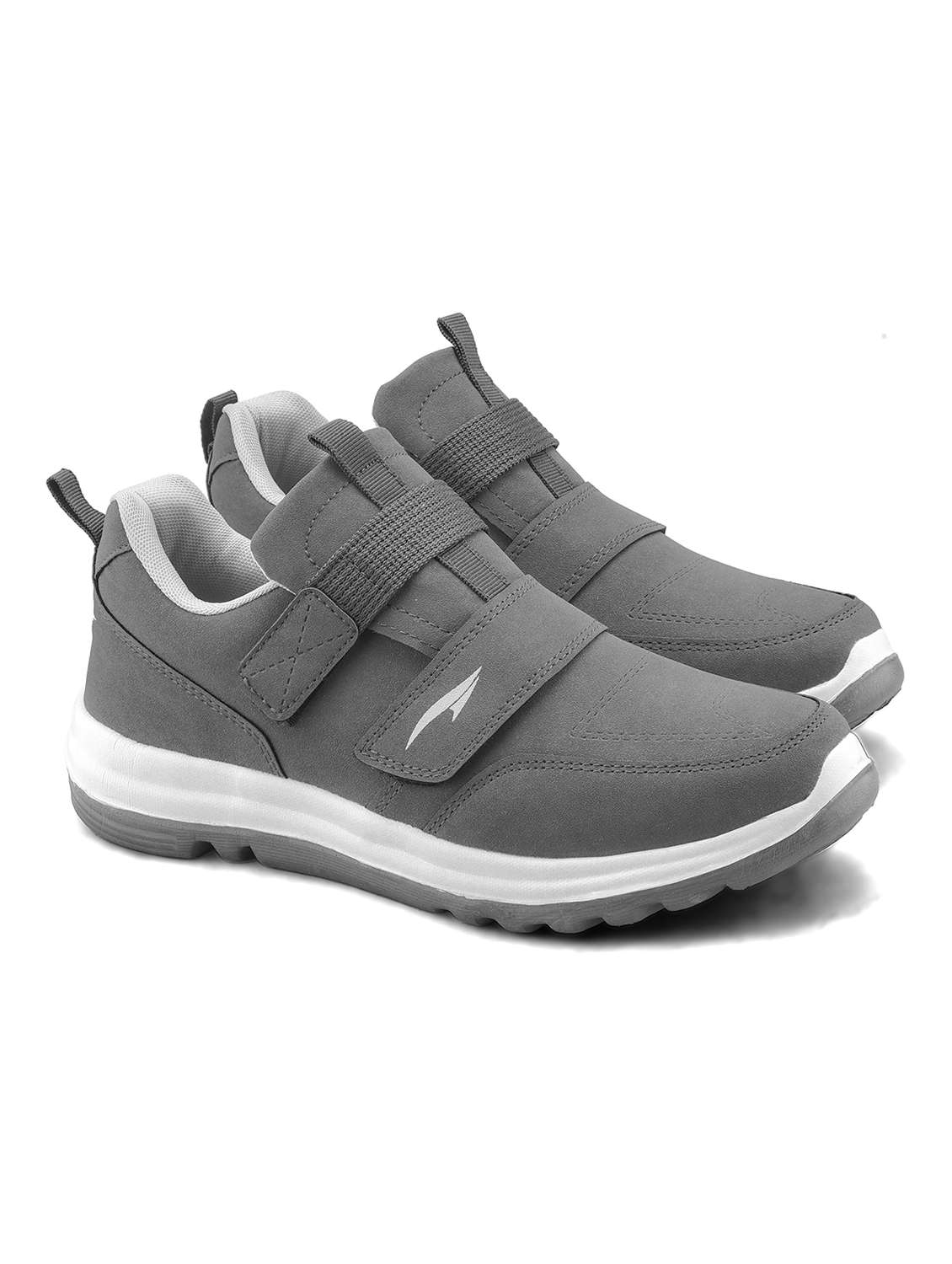 men grey solid sport shoe - 22405232 -  Standard Image - 1