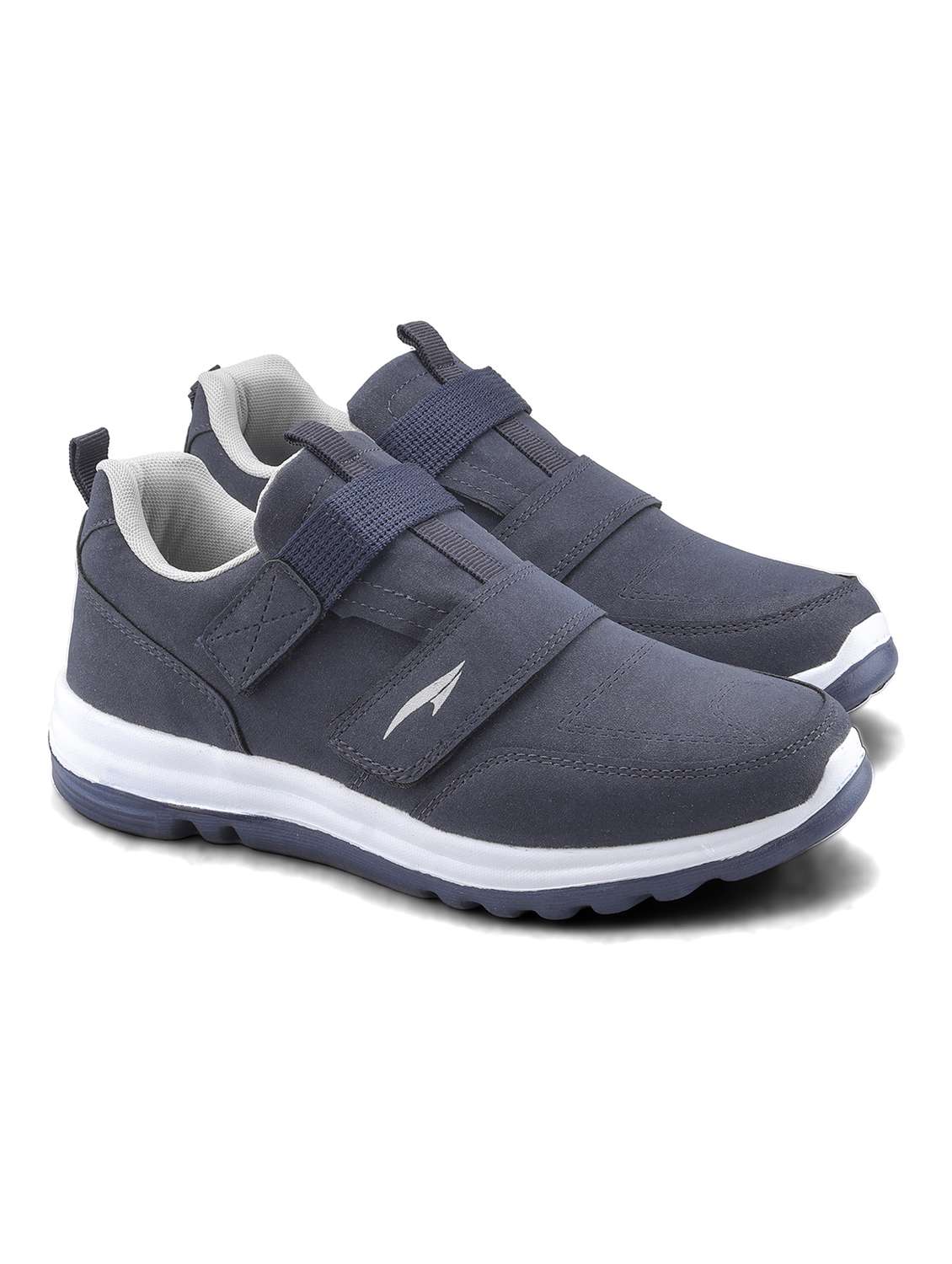 men navy blue solid sport shoe - 22405233 -  Standard Image - 1