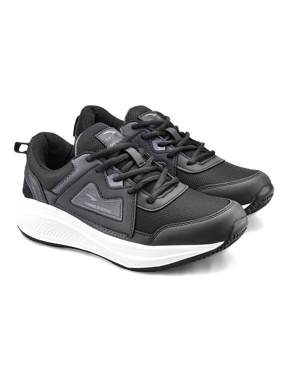 men black lace up sport shoe - 22405243 -  Standard Image - 1