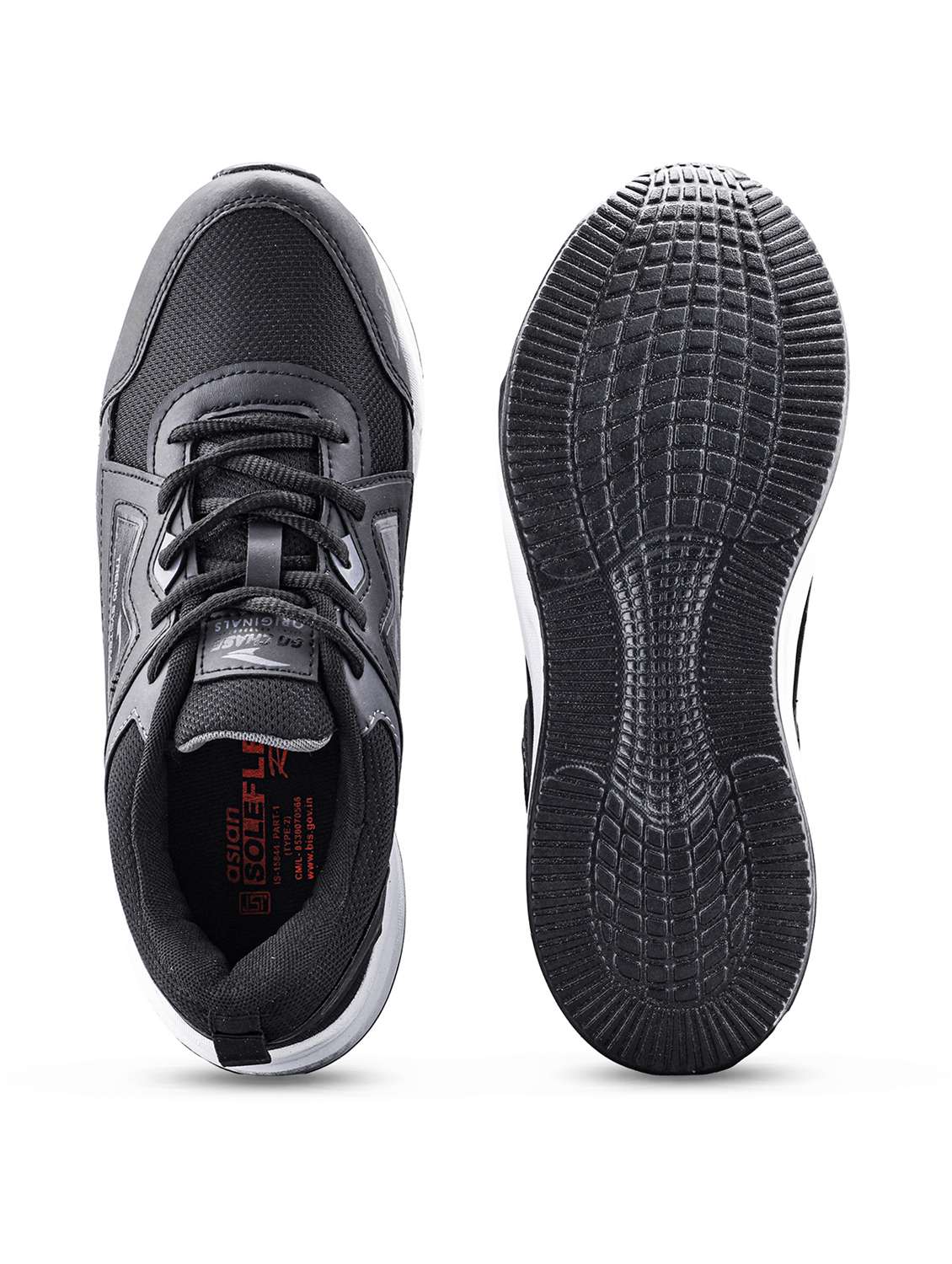 men black lace up sport shoe - 22405243 -  Standard Image - 4