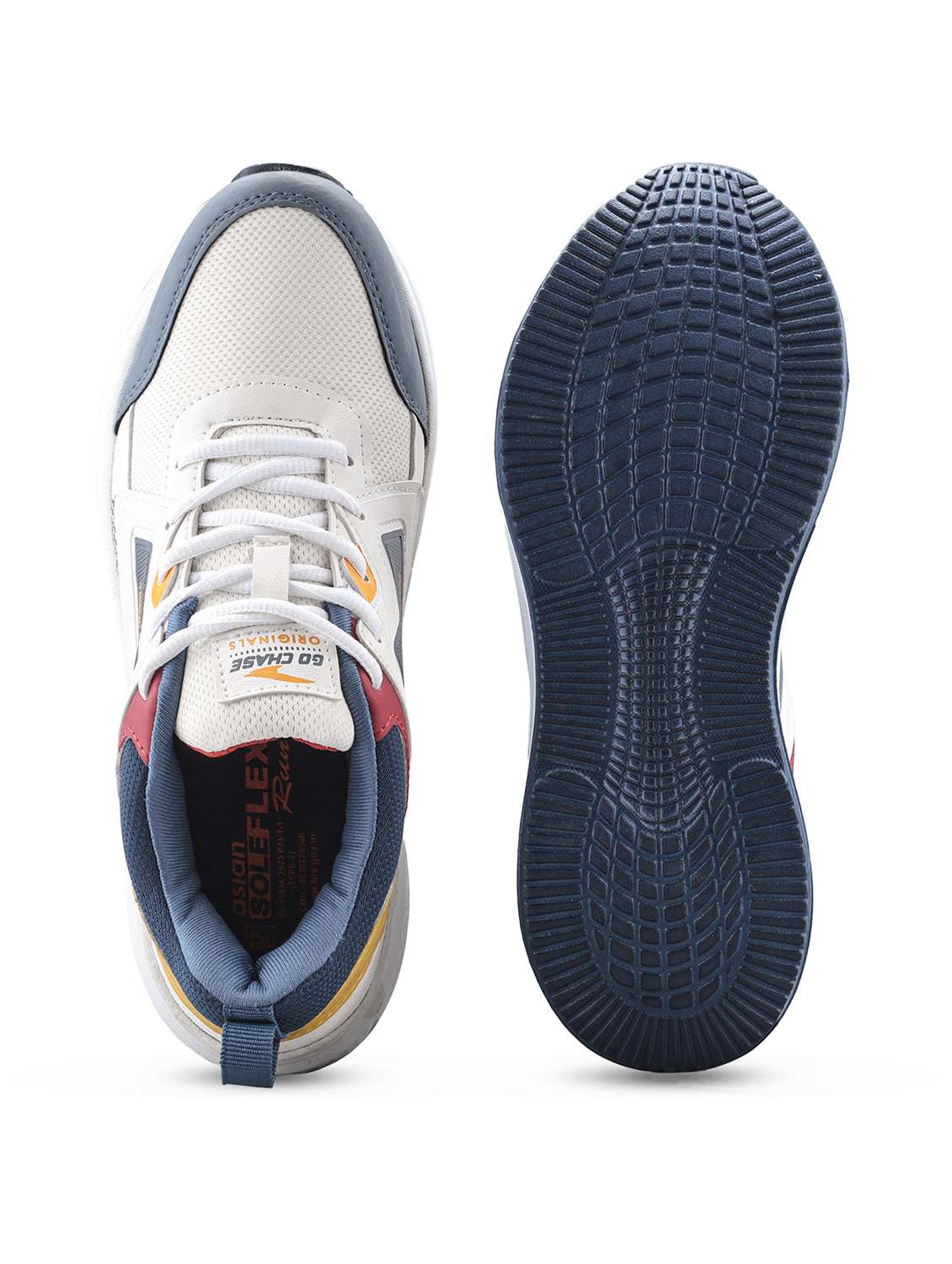 men color block lace up sport shoe - 22405246 -  Standard Image - 4