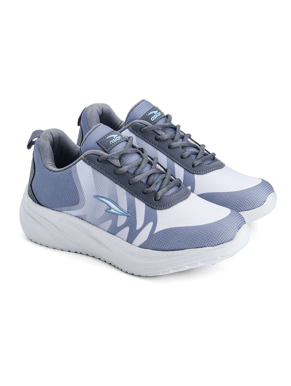 men grey lace up sport shoe - 22405268 -  Standard Image - 1