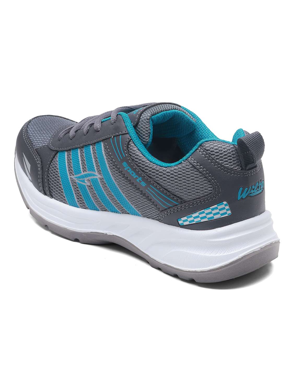 Men Grey Lace Up Sport Shoe - 22405292 -  Standard Image - 4