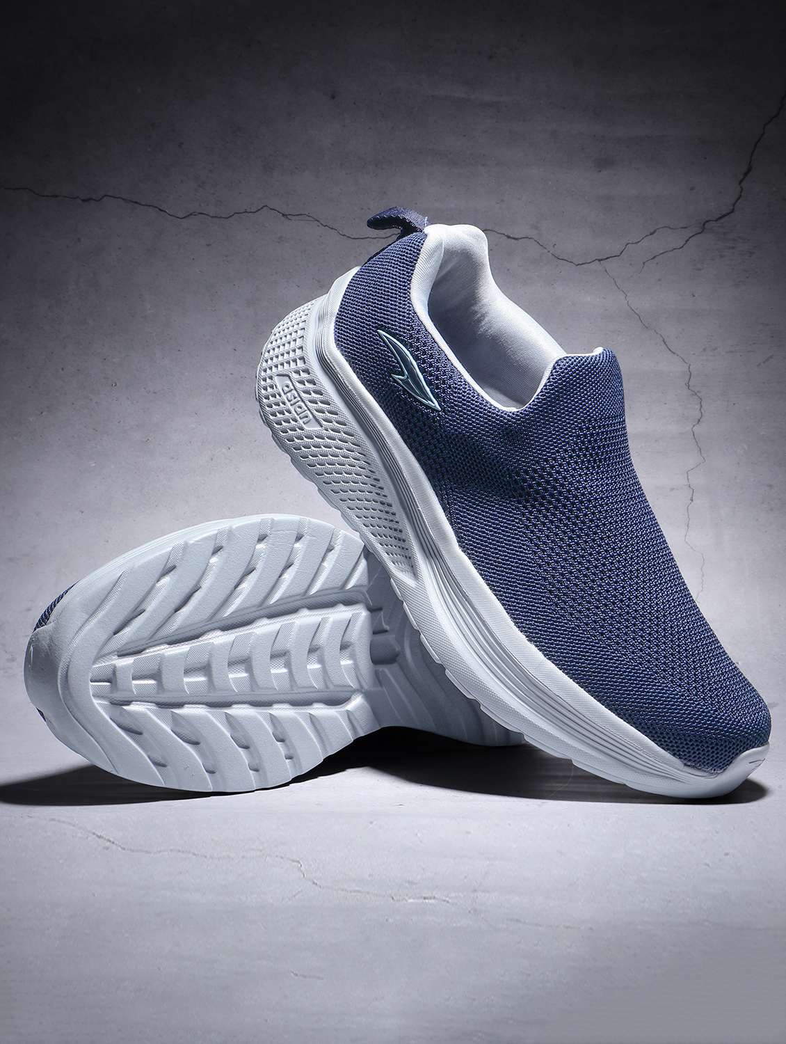 men blue slip on sport shoe