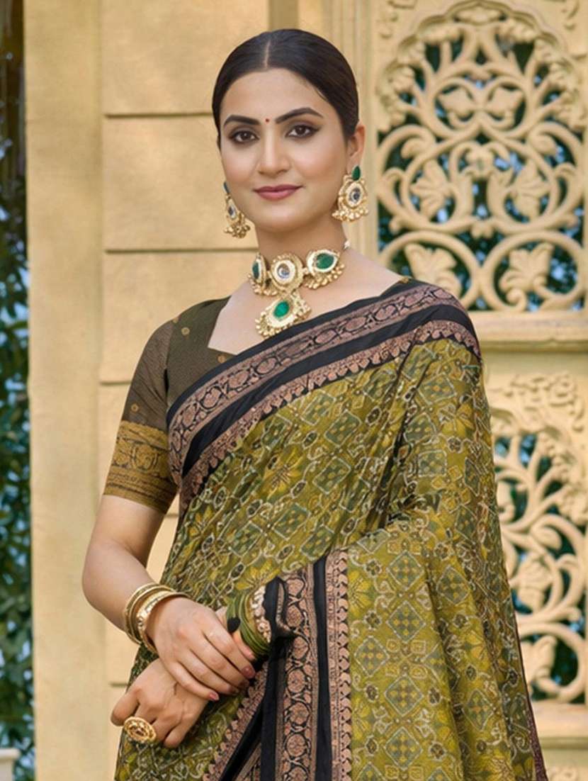 women self design tussar silk saree with blouse - 22405332 -  Standard Image - 1