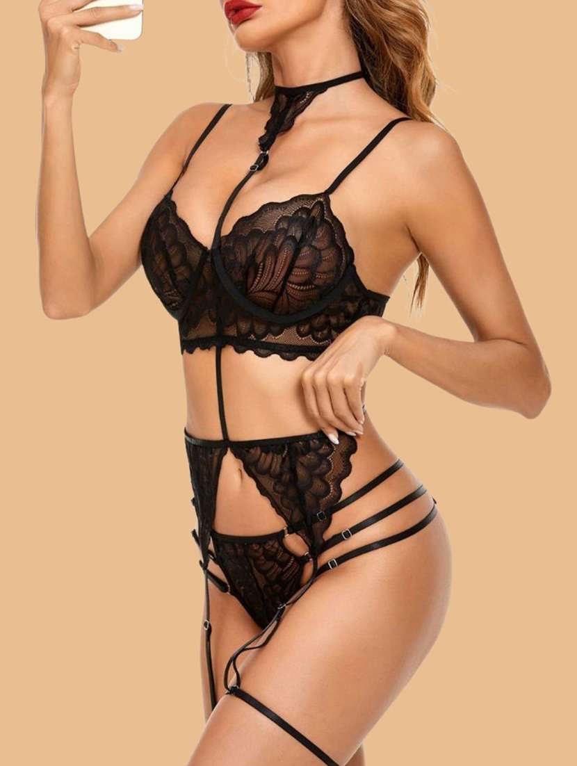 women black  solid nylon camisole - 22406307 -  Standard Image - 1