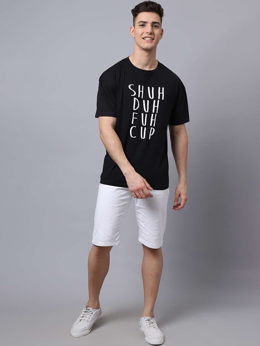 men typographic short sleeve oversized t-shirt - 22406483 -  Standard Image - 4