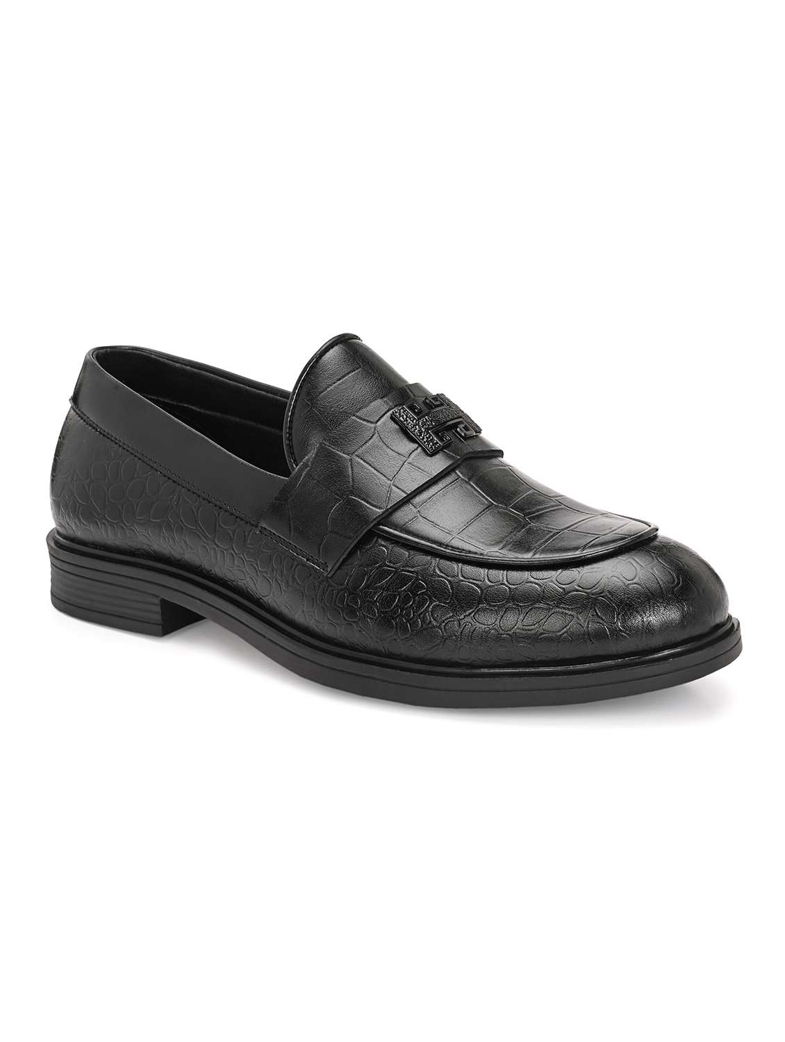 men black slip on loafer - 22406499 -  Standard Image - 1