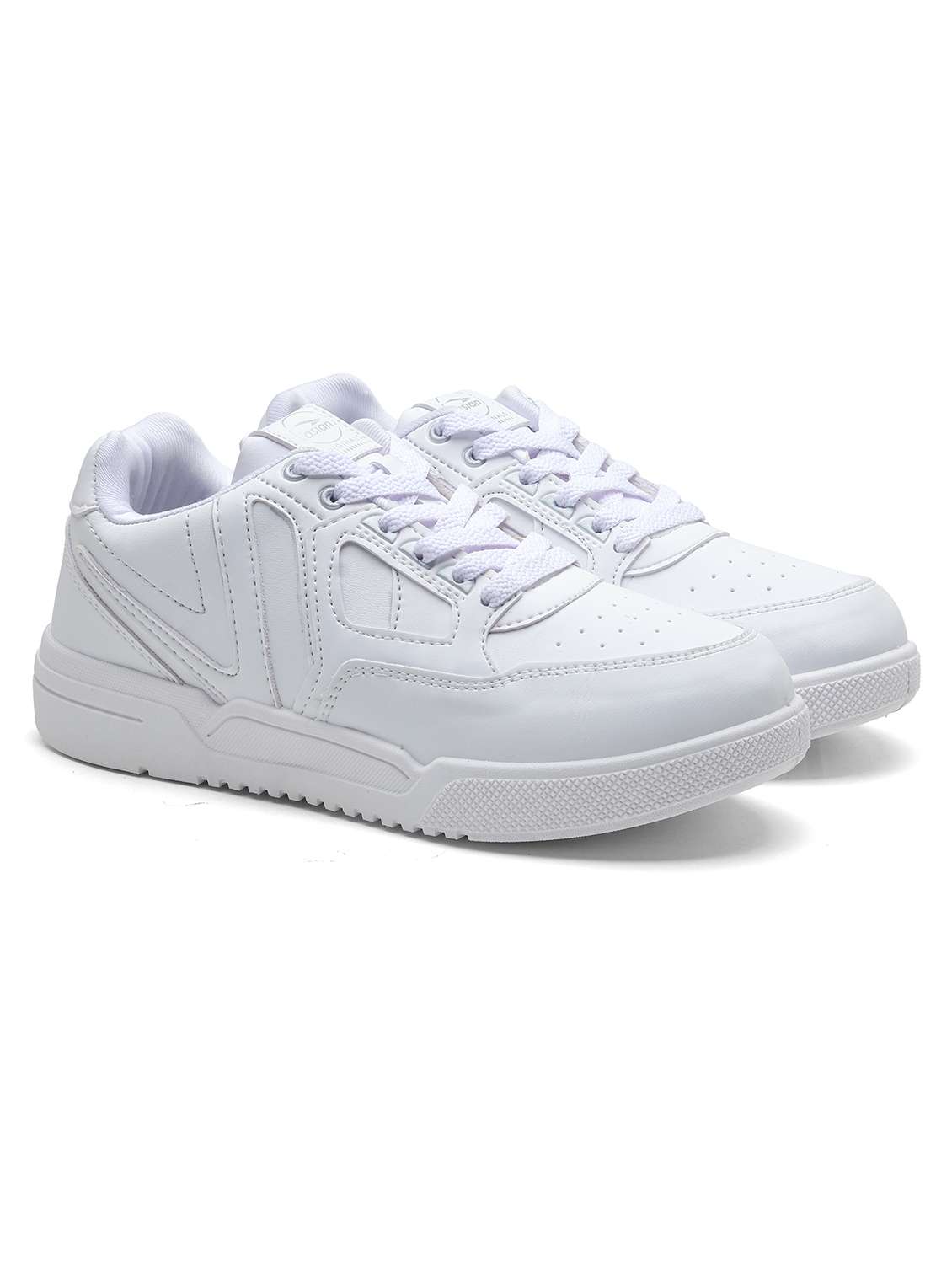 men solid lace up sneaker - 22406519 -  Standard Image - 1