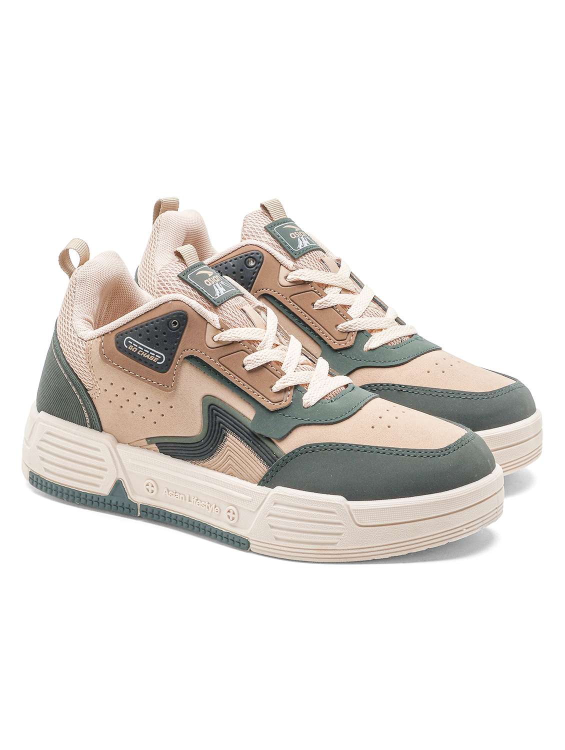 men color block lace up sneaker - 22406522 -  Standard Image - 1