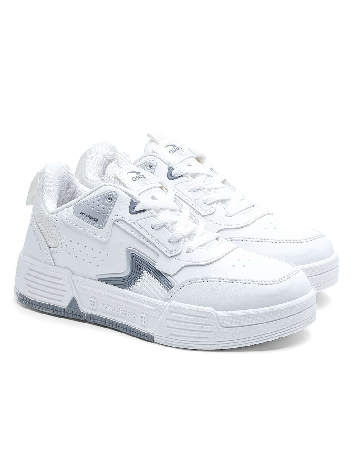 men solid lace up sneaker - 22406523 -  Standard Image - 1