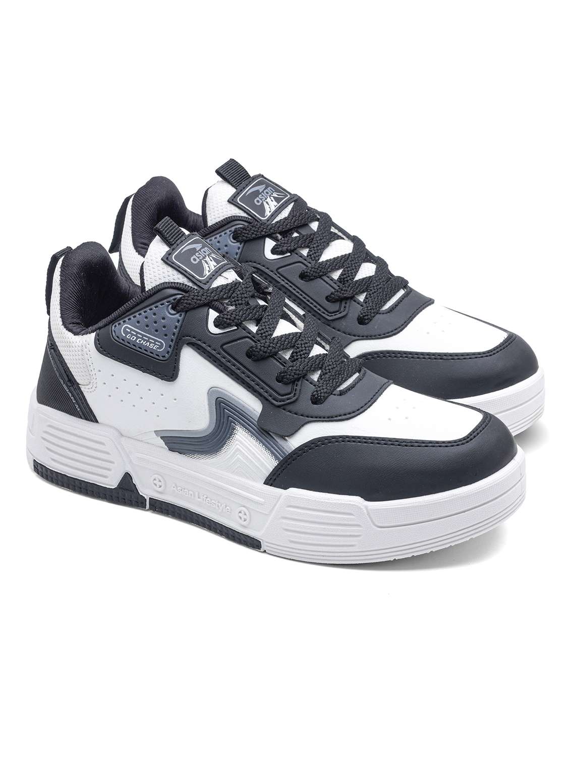 men color block lace up sneaker - 22406524 -  Standard Image - 1