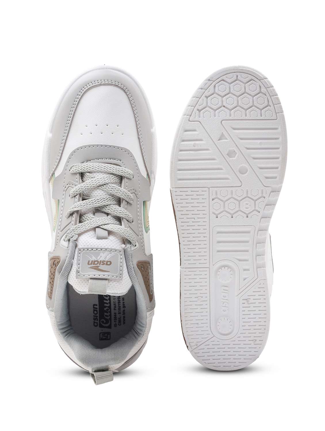 men color block lace up sneaker - 22406525 -  Standard Image - 4