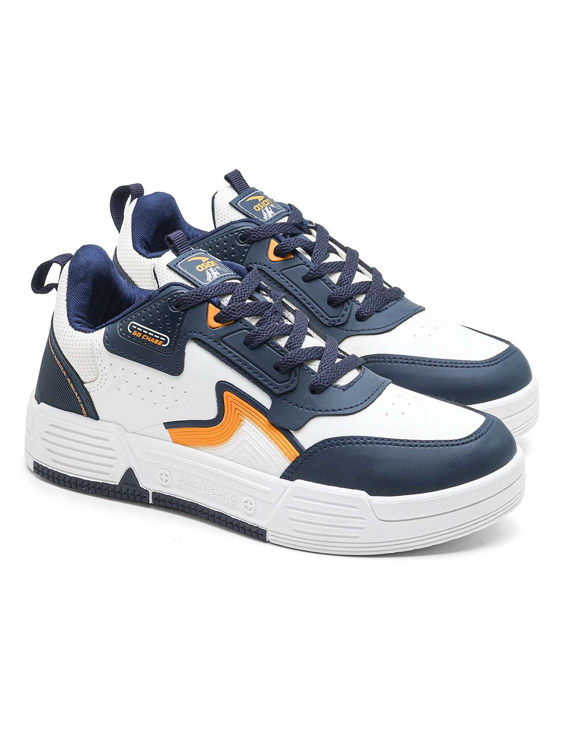 men color block lace up sneaker - 22406526 -  Standard Image - 1