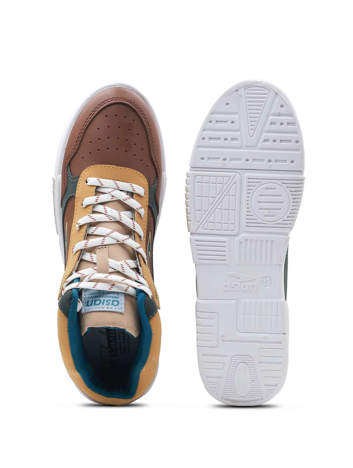 men color block lace up sneaker - 22406535 -  Standard Image - 4